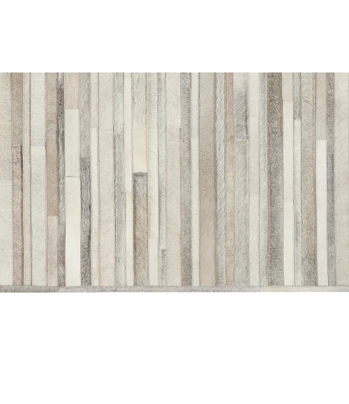 Calvin Klein Home Prairie Area Rug PRA1 Silver 4' x 6'