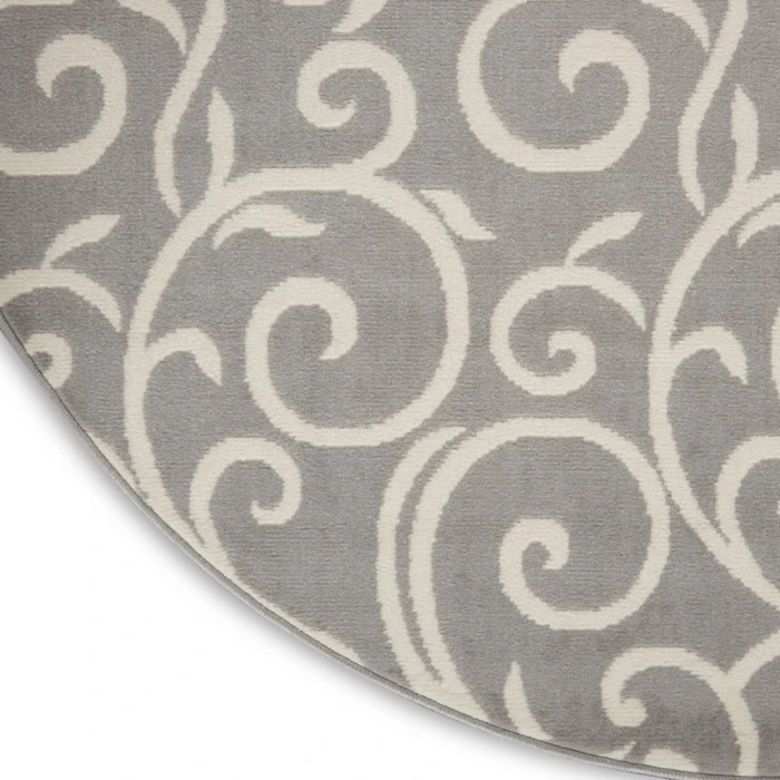 Nourison Grafix Round Area Rug GRF19-Grey