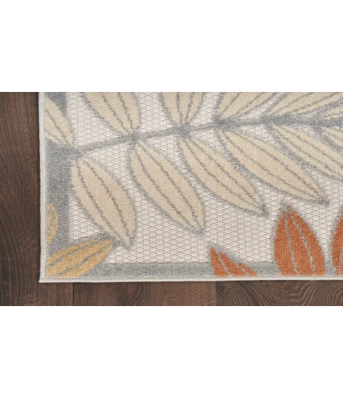 Nourison Aloha Blue Mocha ALH18 6 ft. X 9 ft. Rectangle Rug