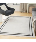 Nourison Nourison Essentials Area Rug NRE02 Ivory/Black