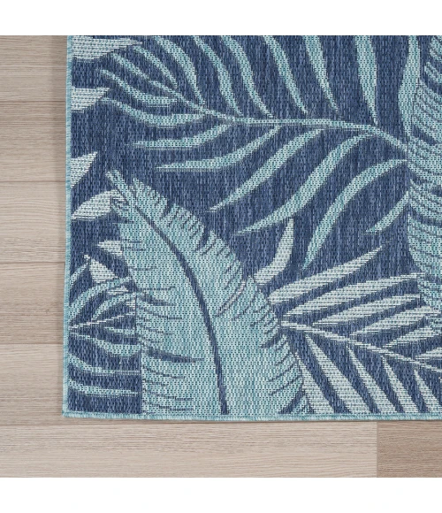 Nourison Home Garden Oasis Navy GOA02 2 ft. X 6 ft. Rectangle Rug