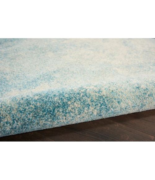 Nourison Passion Area Rug PSN10 Navy/Light Blue 2'2" x 10'
