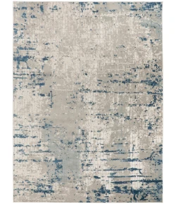 Nourison Home Quarry QUA01 Ivory Grey Blue 12 ft. X 15 ft. Area Rug