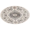 Nourison Home Elation ETN09 Ivory Grey 5 ft. 3 in. Round Area Rug