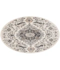 Nourison Elation Ivory Grey ETN09 5 ft. 3 in. Round Rug