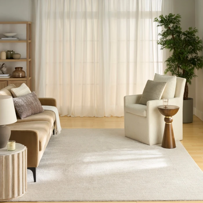 Nourison Shadows Ivory Grey SHW03 9 ft. X 12 ft. Rect. Rug
