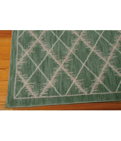 Nourison Home Tranquility Light Green TNQ01 5ft.3in. x 7ft.5in. Rect. Rug
