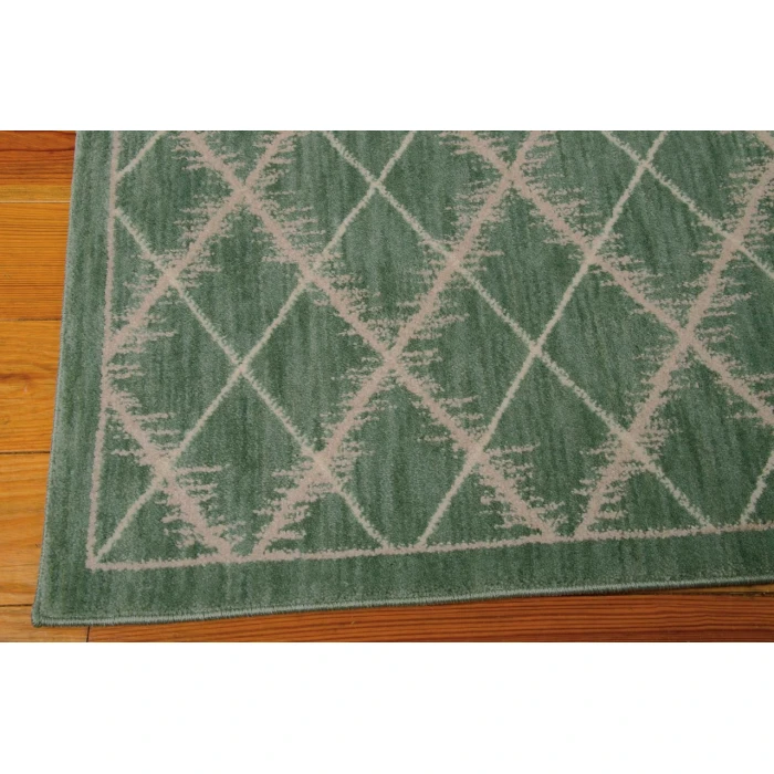 Nourison Home Tranquility Light Green TNQ01 5ft.3in. x 7ft.5in. Rect. Rug
