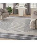 Nourison Astra Machine Washable Area Rug ASW05 Ivory Blue