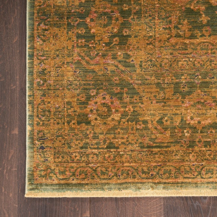 Nourison Luxurious Olive LRS01 9 ft. X 12 ft. Rect. Rug