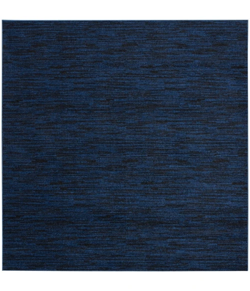 Nourison Essentials Midnight Blue Area Rug NRE01-Midnight Blue