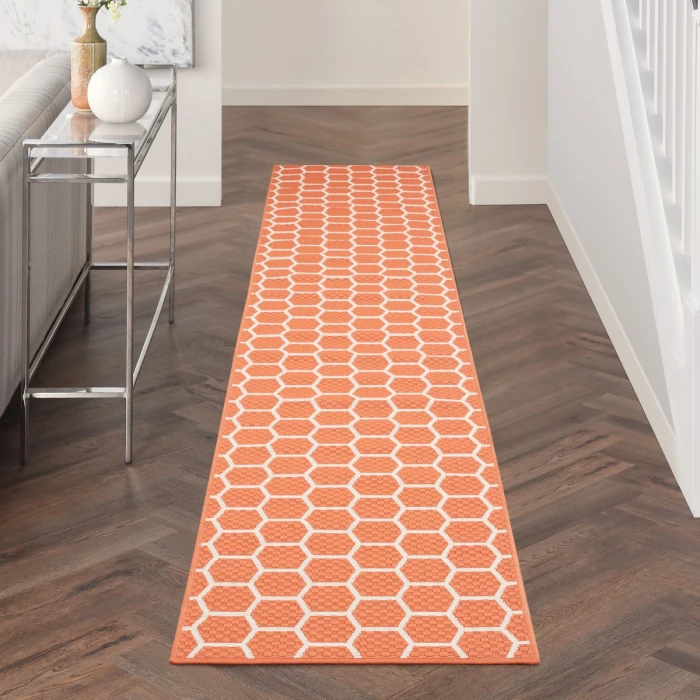 Nourison Twist Reversible Coral TWS01 10 ft. Rect. Rug