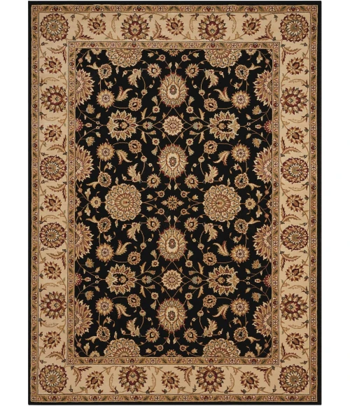 Nourison Persian Crown Black PC002 1ft.11in. x 2ft.11in. Rect. Rug