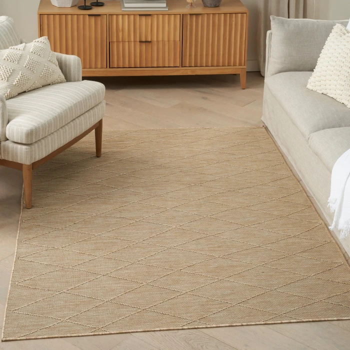 Nourison Washable Solutions Natural WSL01 4 ft. X 6 ft. Rect. Rug