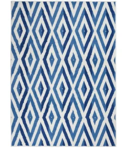 Nourison Home Whimsicle WHS04 Ivory Blue 6 ft. X 9 ft. Area Rug