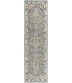 Nourison Home Quarry QUA05 Blue 2 ft. 2 in. X 6 ft. Area Rug