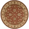 Nourison Home Living Treasures LI05 Rust 5 ft. 10 in. Round Area Rug
