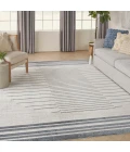 Nourison Astra Machine Washable Area Rug ASW04 Ivory Blue