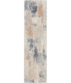 Nourison Home Rustic Textures RUS02 Beige Grey 2 ft. 2 in. X 7 ft. 6 in. Area Rug