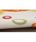 Nourison Aloha Teal Multi ALH27 2 ft. X 6 ft. Rectangle Rug
