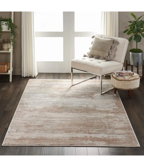 Nourison Rustic Textures Beige RUS03 6 ft. X 9 ft. Rect. Rug