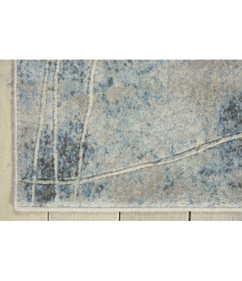 Nourison Somerset Runner Area Rug ST74-Silver/Blue