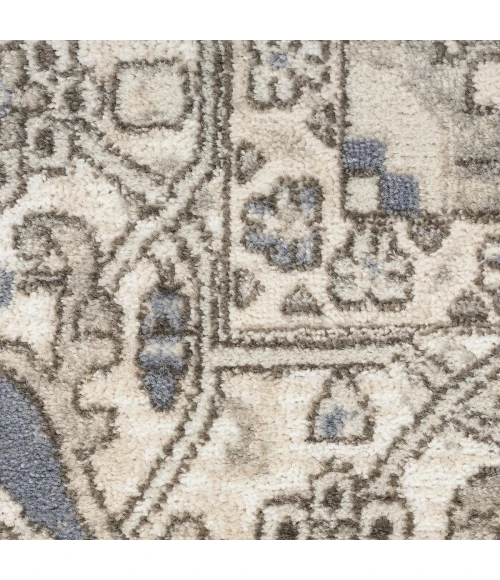 Nourison Quarry Blue QUA05 4 ft. X Round Rug