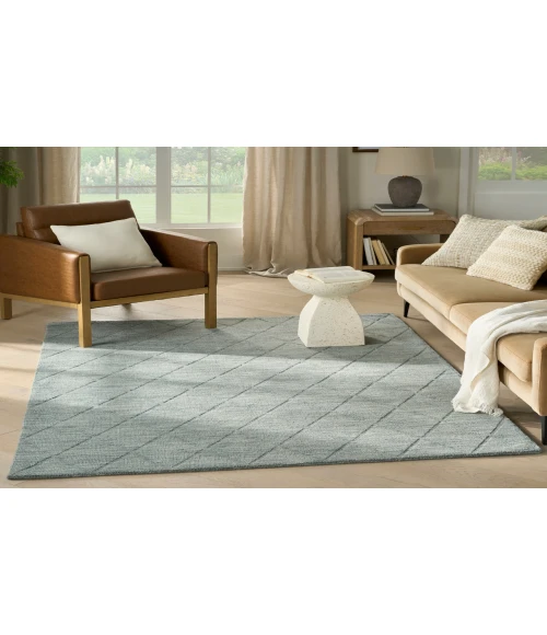 Nourison Wool Haven Blue WOH01 5 ft. 3 in. X 7 ft. 3 in. Rectangle Rug
