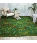 Nourison Home Timeless Green TML10 5ft.6in. x 8ft. Rect. Rug