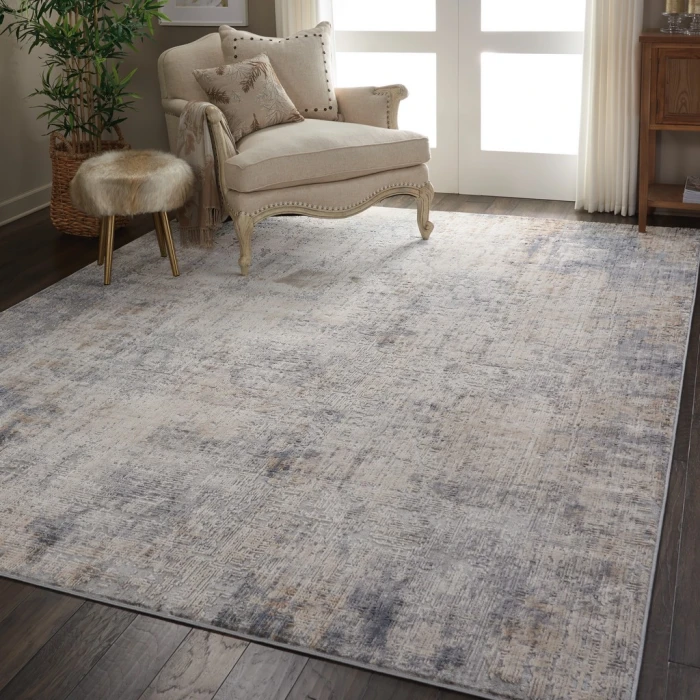 Nourison Rustic Textures Area Rug RUS01-Grey/Beige