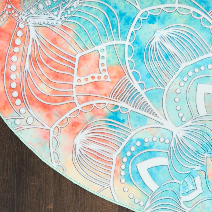 Nourison Home Imagination Multicolor IMA11 5 ft. Round Rug