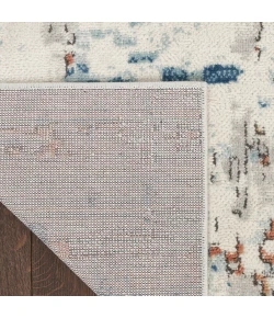 Nourison Home Quarry QUA01 Beige Blue Rust 7 ft. 10 in. X 9 ft. 10 in. Area Rug