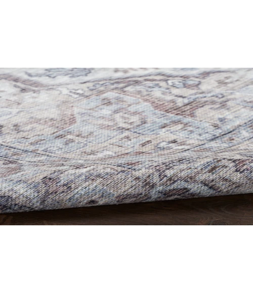 Nicole Curtis Machine Washable Series 1 Ivory Beige SR101 7 ft. 10 in. X 9 ft. 10 in. Rectangle Rug