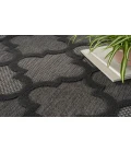 Nourison Easy Care Charcoal Black NES01 10 ft. X 14 ft. Rectangle Rug