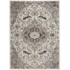 Nourison Home Elation ETN09 Ivory Grey 4 ft. X 6 ft. Area Rug