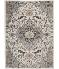 Nourison Home Elation ETN09 Ivory Grey 4 ft. X 6 ft. Area Rug