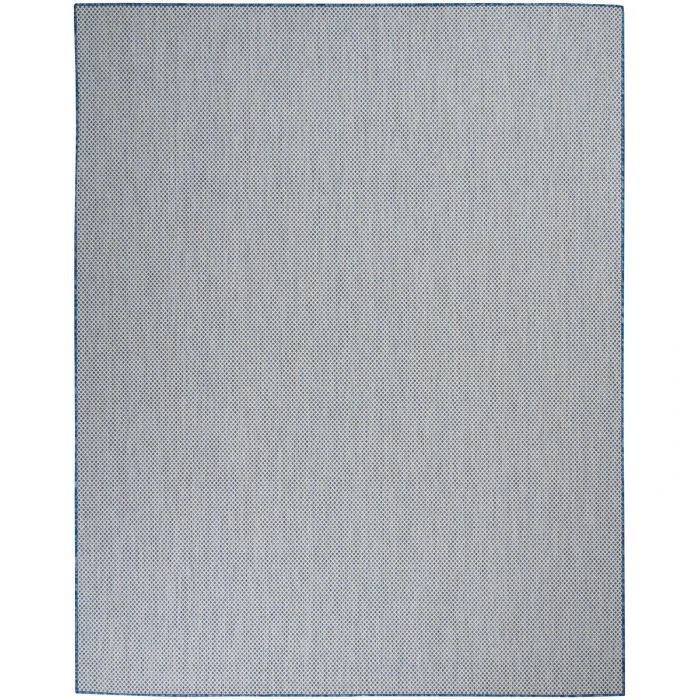 Nourison Courtyard Area Rug COU01 Ivory Blue