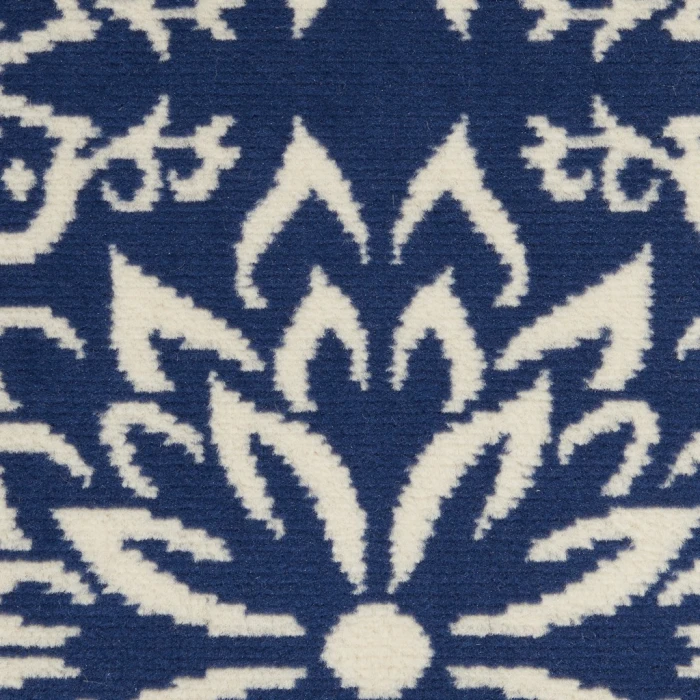 Nourison Jubilant Area Rug JUB06-Navy/Ivory