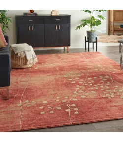 Nourison Home Somerset ST74 Flame 6 ft. 7 in. X 9 ft. 7 in. Area Rug