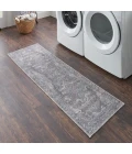 Nicole Curtis Machine Washable Series 1 Area Rug SR101 Grey