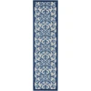 Nourison Home Aloha ALH21 Grey Blue 2 ft. X 6 ft. Area Rug