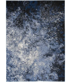 Nourison Home Passion PSN10 Light Blue Black 5 ft. 3 in. X 7 ft. 3 in. Area Rug