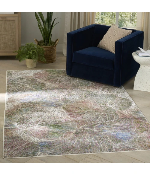 Nourison Home Vintage Harmony Green VHH04 5ft.3in. x 7ft.6in. Rect. Rug