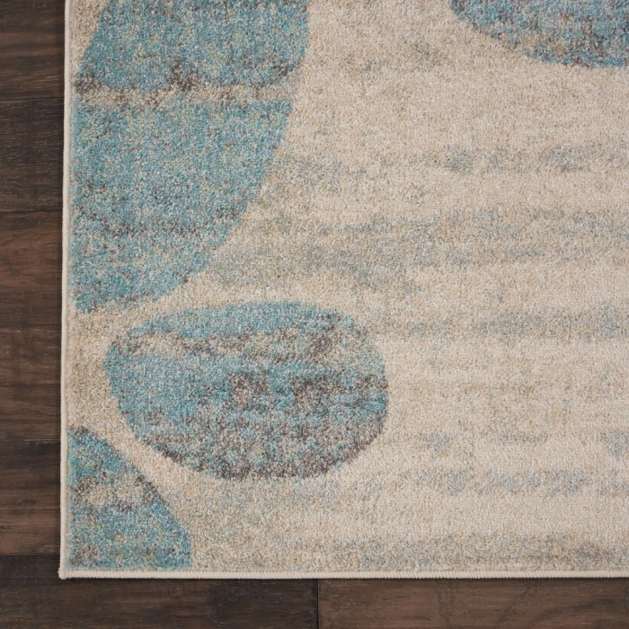 Nourison Tranquil Area Rug TRA01-Ivory/Light Blue