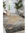 Nourison Prismatic Area Rug PRS02 Beige/Silver 5'6" x 7'5"