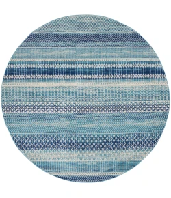 Nourison Home Passion PSN26 Navy Blue 8 ft. Round Area Rug