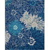 Nourison Home Passion PSN17 Navy Ivory 9 ft. X 12 ft. Area Rug