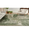 Nourison Garden Oasis Ivory Green GOA02 8 ft. X 10 ft. Rectangle Rug