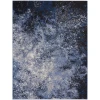 Nourison Home Passion PSN10 Light Blue Black 8 ft. X 10 ft. Area Rug