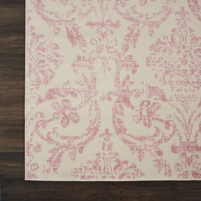 Nourison Jubilant Area Rug JUB09-Ivory/Pink